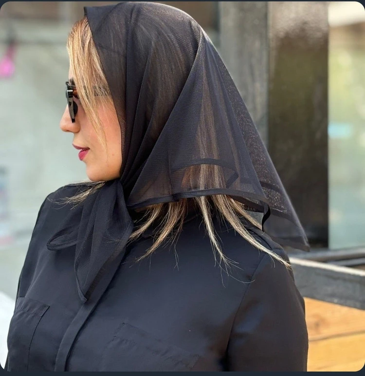مینی اسکارف تور مشکی دورگان