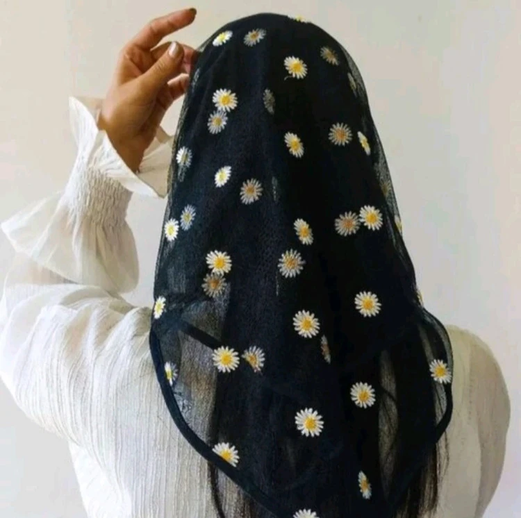 مینی اسکارف تور گل بابونه دخترانه