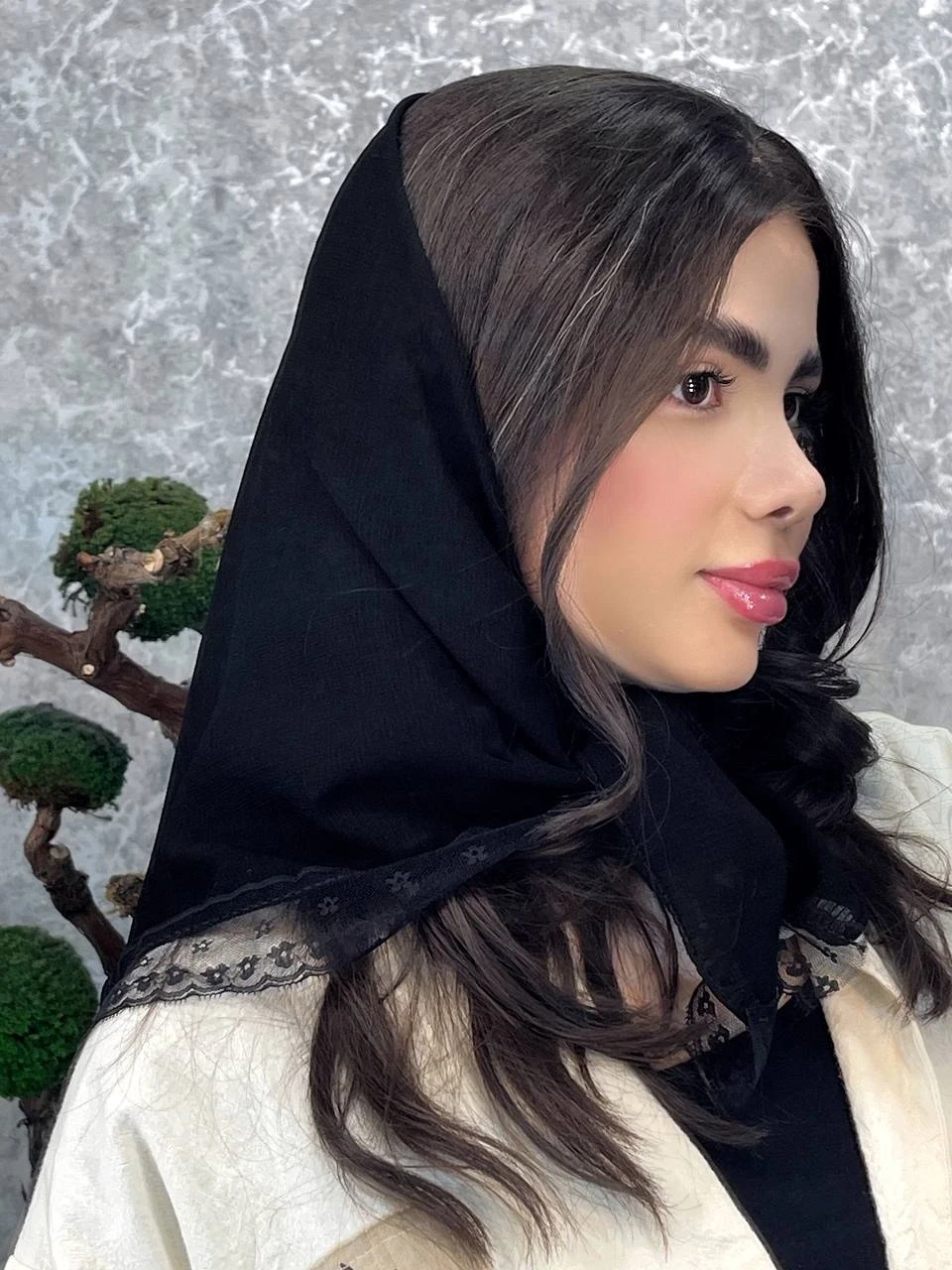 مینی اسکارف دور دانتل