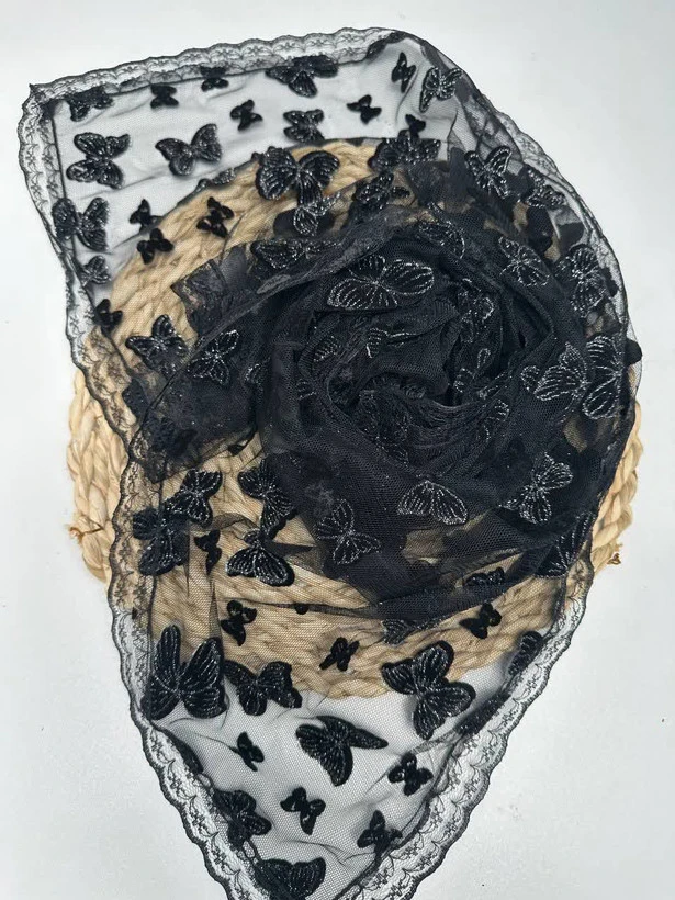مینی اسکارف مخمل کوب سه گوش