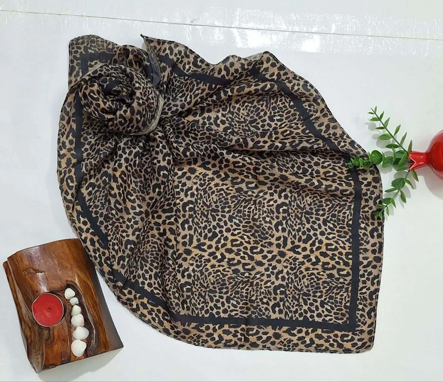 مینی اسکارف پلنگی ۷ طرح زیبا