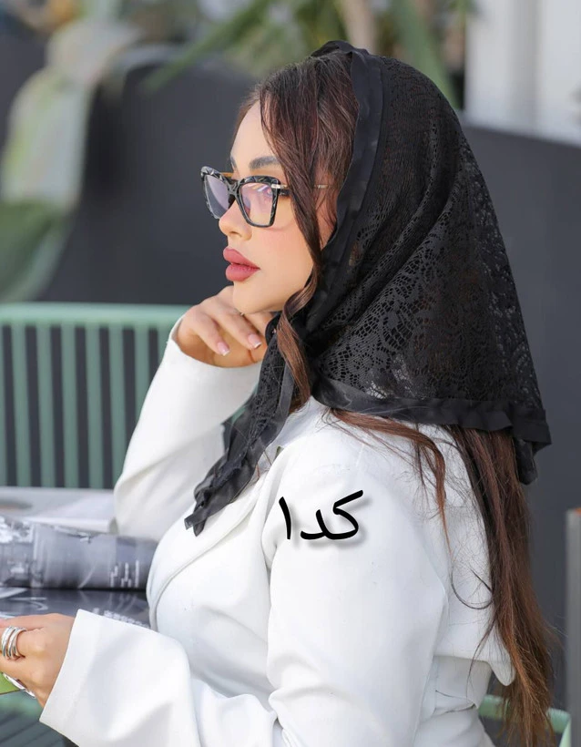 مینی اسکارف گیپور سه گوش
