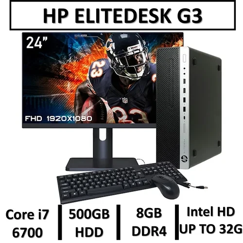 مینی کیس اچ پیintel Core i7 6700 استوک نسل ششم MINI CASE HP G3/intel Core i7 6700/8GB DDR4 /HDD 500G