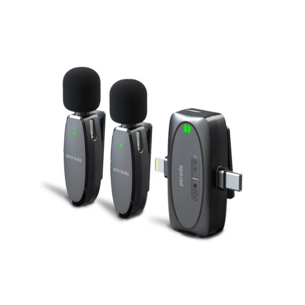 میکروفن یقه‌ای پرودو DUAL MIC LAVALIER MICROPHONE PORODO
