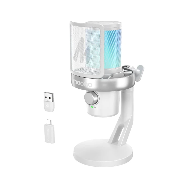 میکروفون Maono DM40 Pro WhiteMaono DM40 Pro USB Microphone