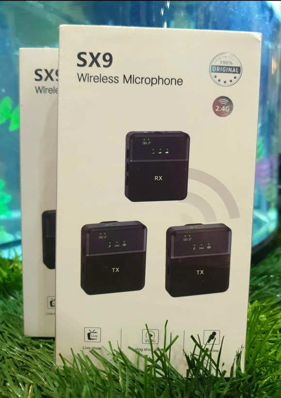 میکروفون یقه ای Sx9 دو کاناله دو کاربره