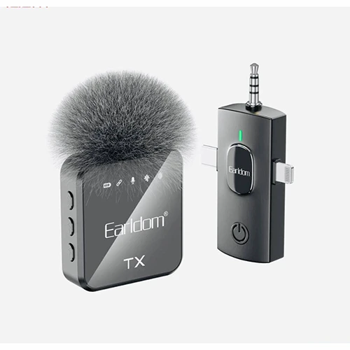 میکروفون‌ یقه‌ای ارلدام مدل MC12Earldom MC12 triple socket collar microphone