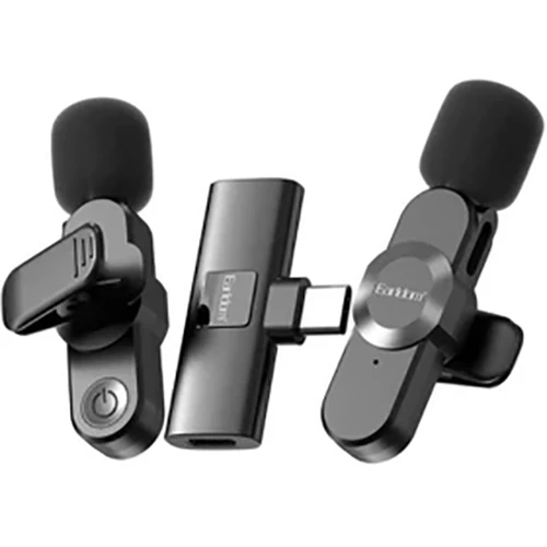 میکروفون یقه ای بی سیم ارلدام مدل ET-MC8CEarldom MC8C collar microphone