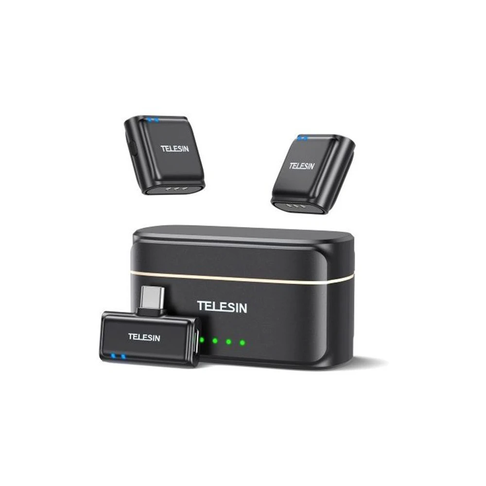 میکروفون یقه‌ای بی‌سیم تلسین Telesin P5-MCP-01 Lavalier Microphone