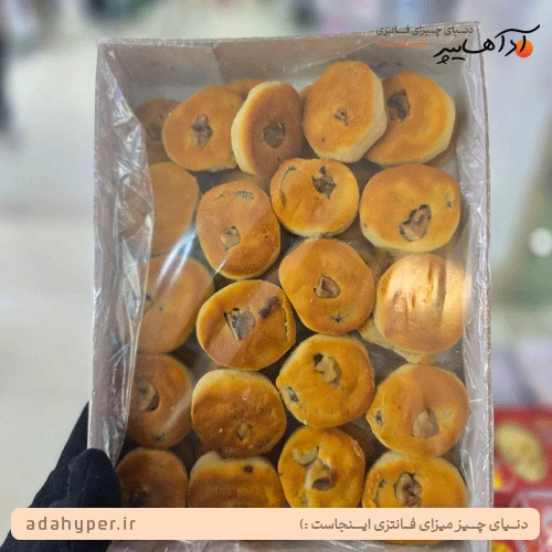 نان خرمایی گردویی