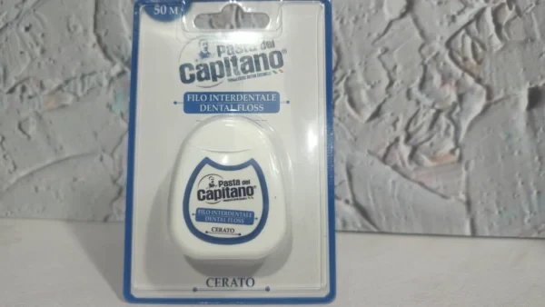 نخ دندان پاستا دل کاپیتانو 50 متری مخصوص دندانهای ارتودنسی Pasta del Capitano