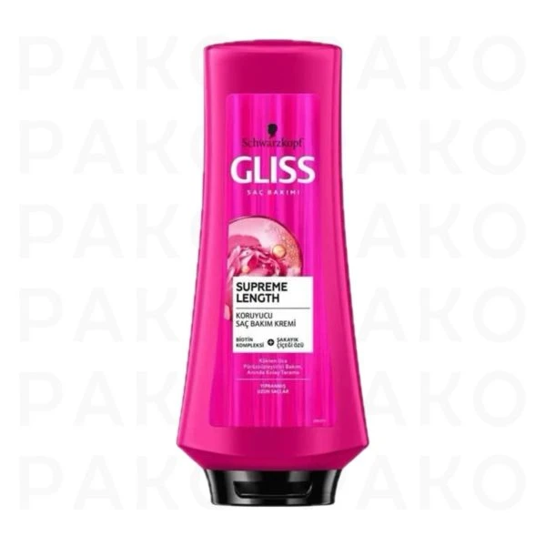 نرم کننده مو گلیس مدل Super Length مناسب موهای بلند و آسیب دیده 360 میل