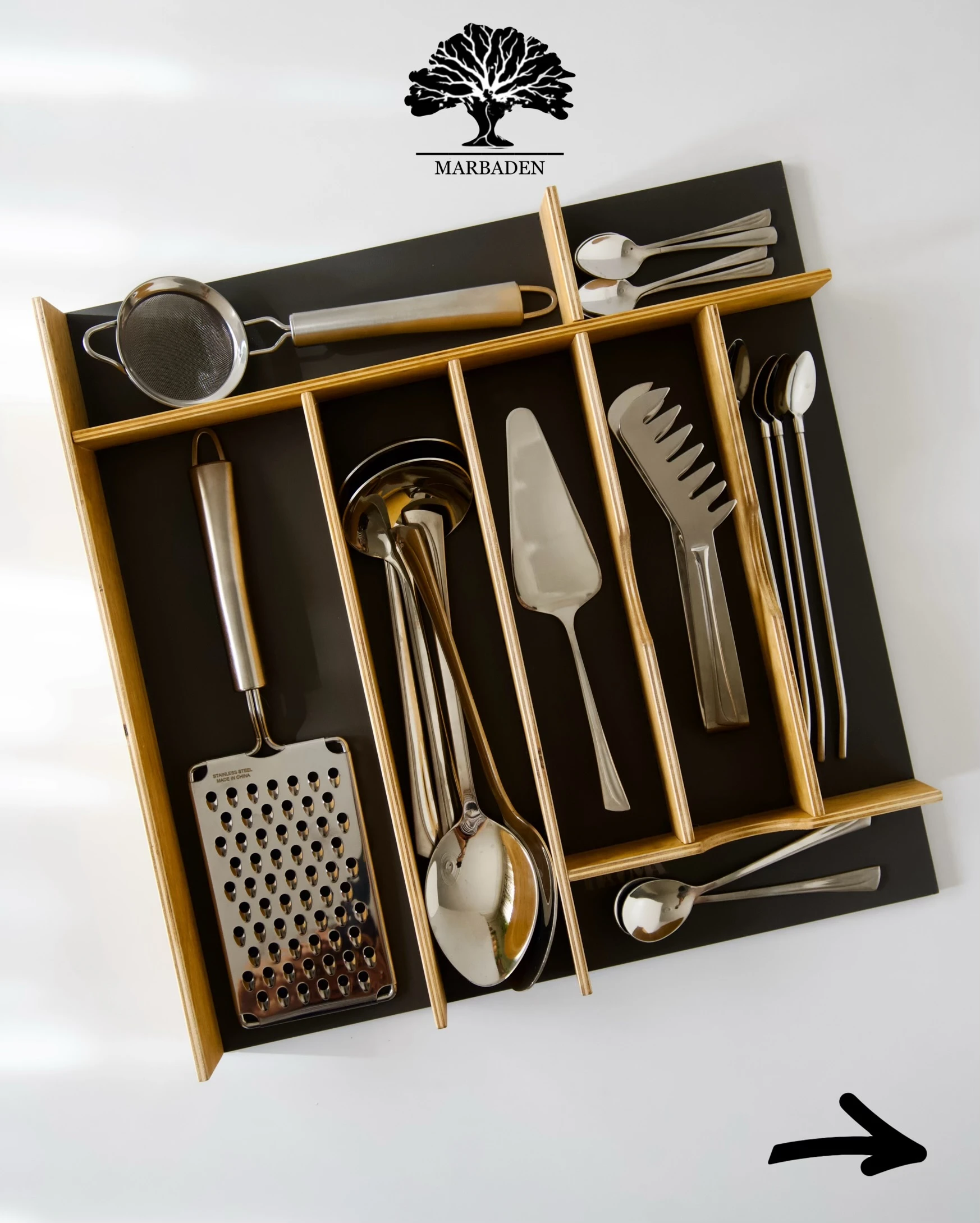 نظم دهنده قاشق و چنگال داخل کشو (کابینت) ‏Livada-A