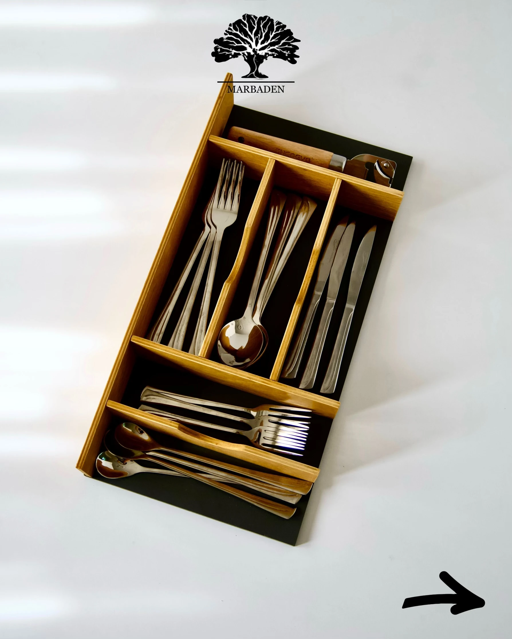 نظم دهنده قاشق و چنگال داخل کشو (کابینت) ‏Livada-D