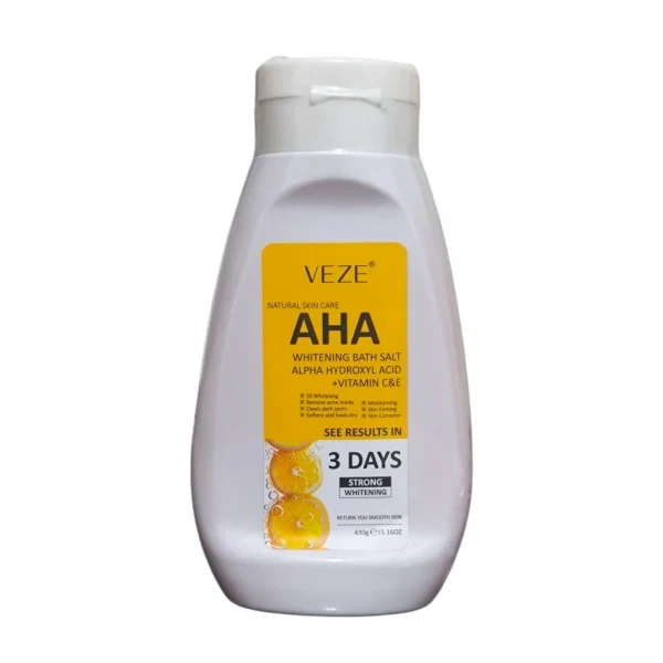 نمک بدن AHA | لایه‌بردار و روشن‌کننده پوست (۴۳۰ گرم)