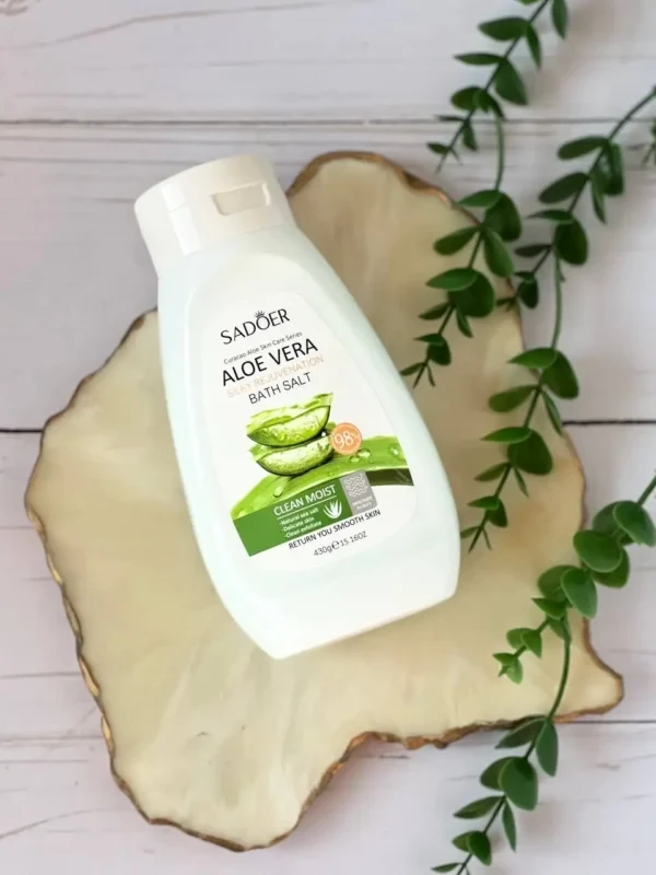 نمک حمام سادور مدل آلوئه‌ورا BATH SALT SADOER
