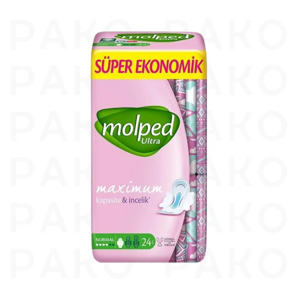 نوار بهداشتی مولپد مدل Maximum Kapasite & Incelik نرمال بسته 24 عددی