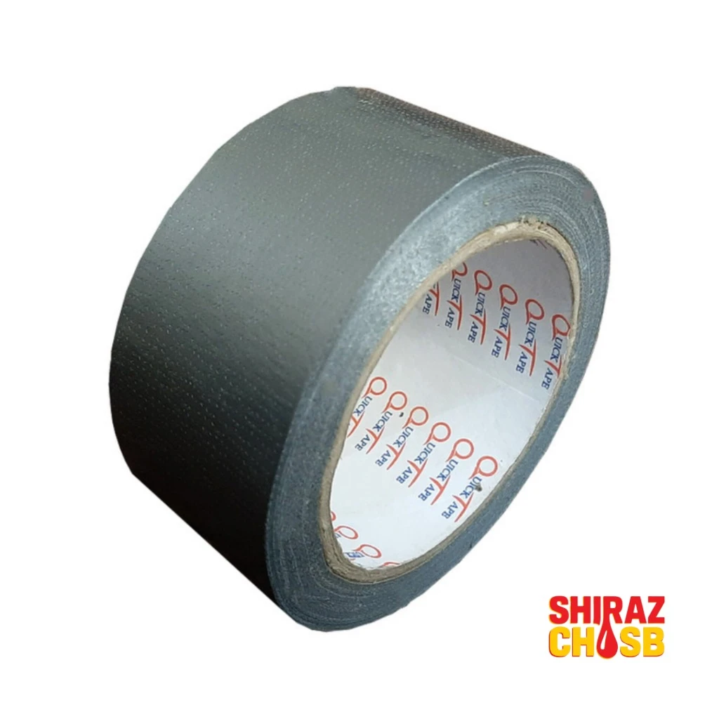نوار چسب برزنتی طوسی کوئیک تاپ 25 یارد 48 میلی متر