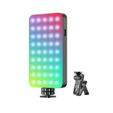 نور RGB شارژی D10S با باتری 3000 میلی آمپری