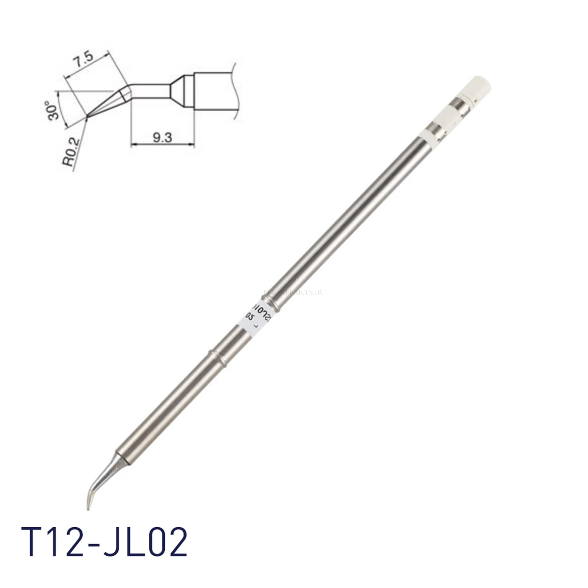 نوک هویه سر کج مدل T12-JL02