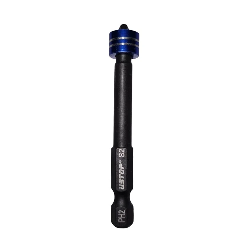 نوک پیچ گوشتی مغناطیسی USTOP مدل SS6365 6.0PH2-H جنس S2 سایز PH2 طول ۶۵ میلی‌متر