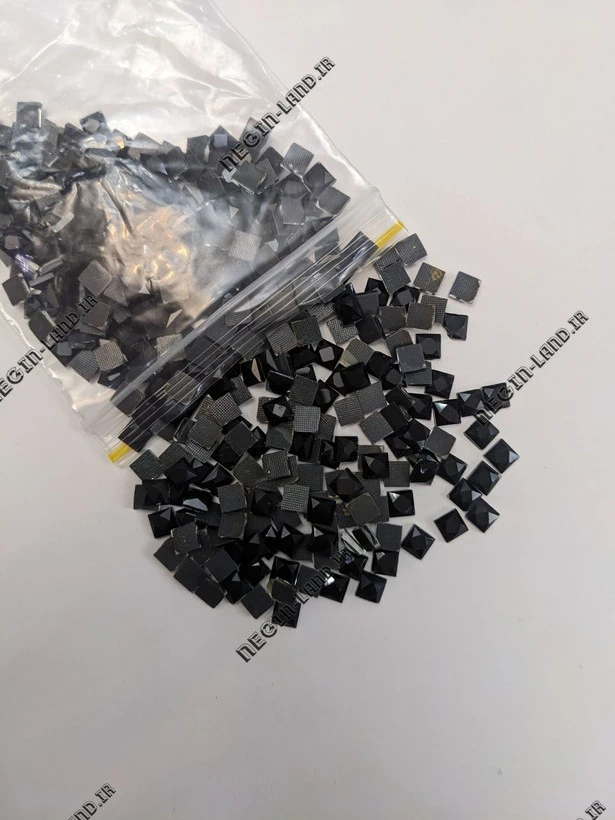 نگین حرارتی dmc 6*6 مشکی