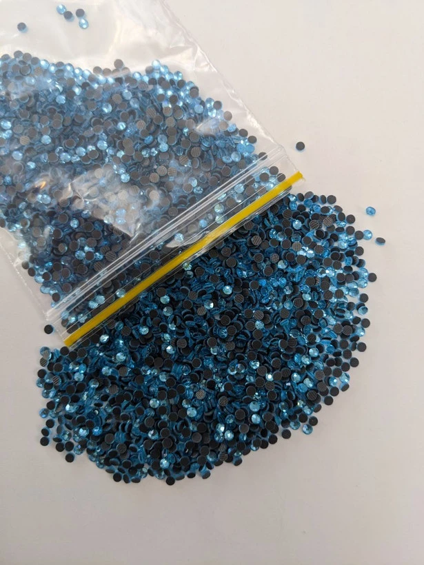 نگین حرارتی dmc آبی سایز 10