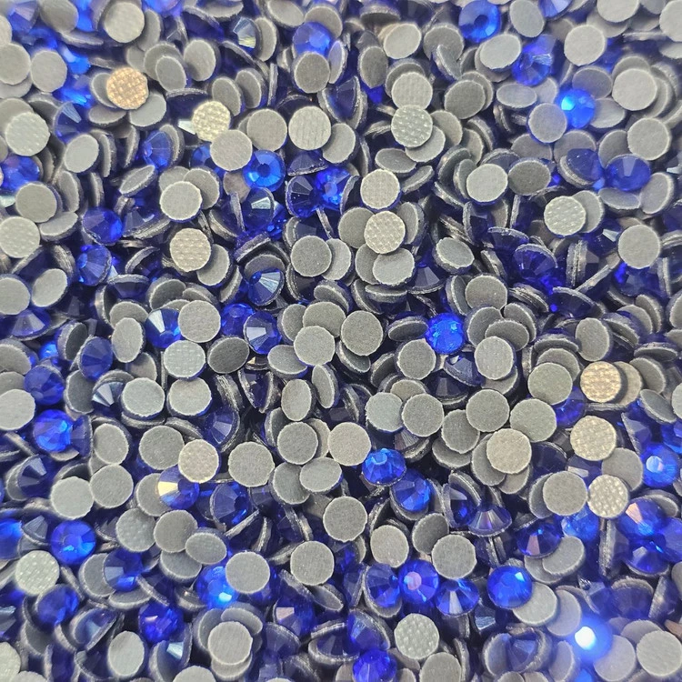 نگین حرارتی dmc آبی کاربنی سایز ۱۶