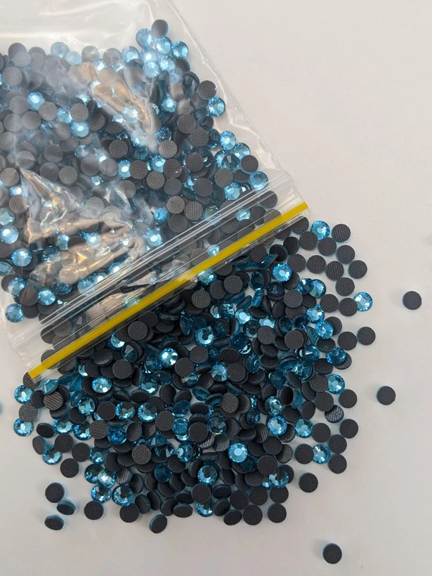 نگین حرارتی dmc ابی سایز 16