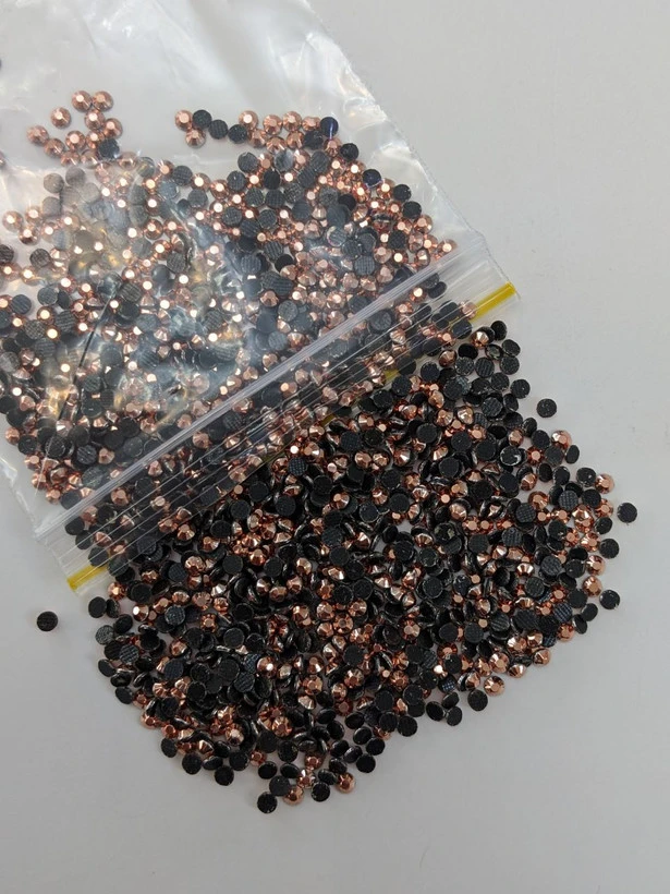نگین حرارتی dmc رزگلد سایز 10