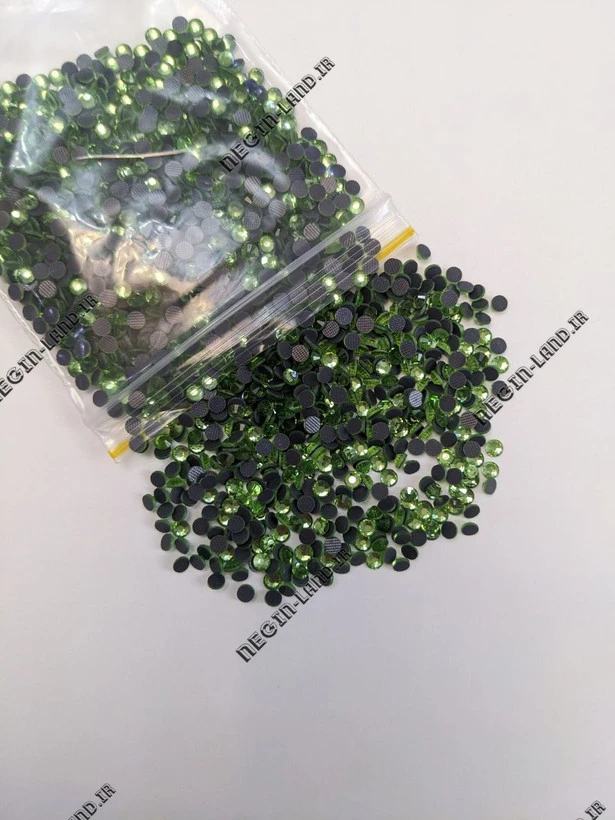نگین حرارتی dmc سبز روشن سایز 16