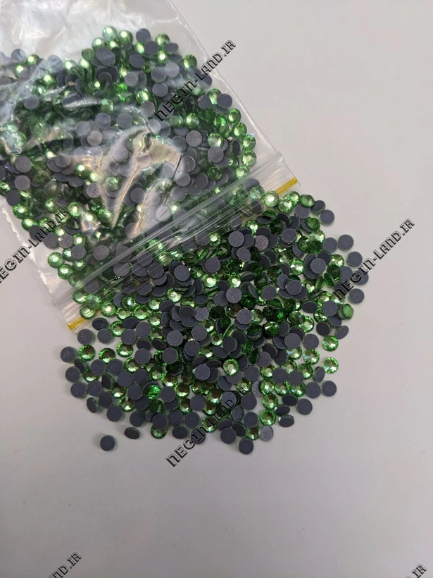 نگین حرارتی dmc سبز روشن