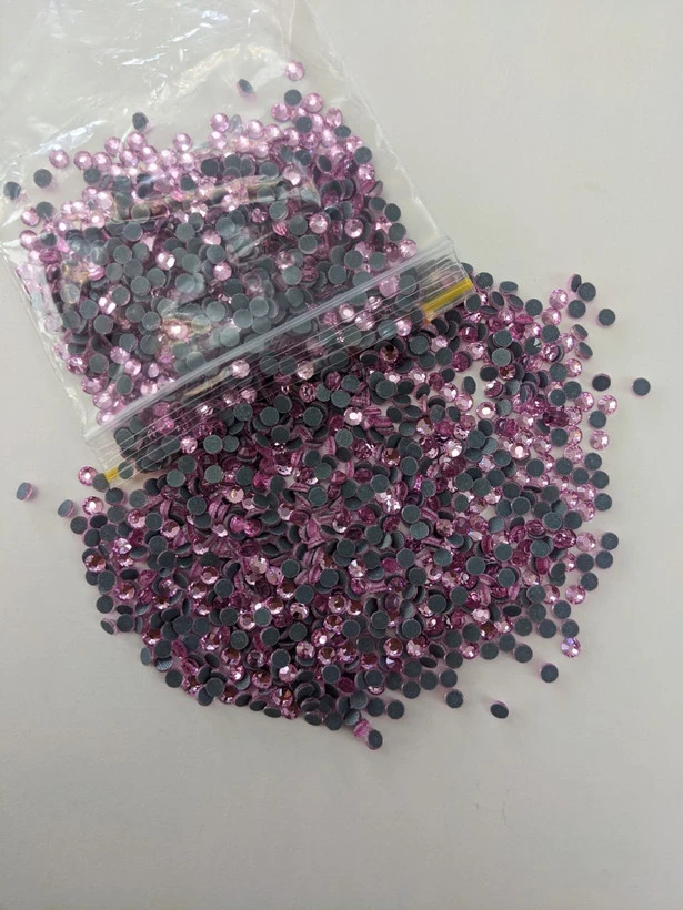 نگین حرارتی dmc صورتی روشن سایز10