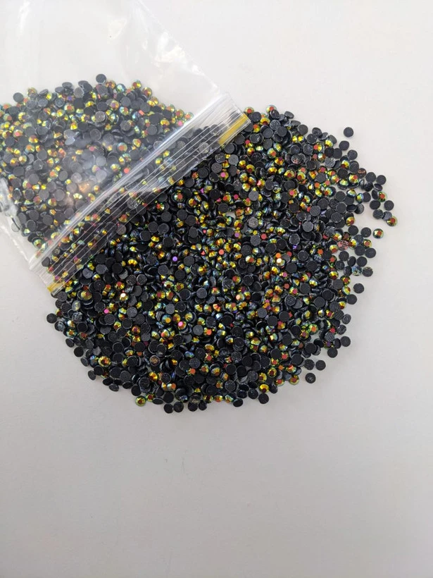 نگین حرارتی dmc طلایی هفت رنگ سایز 16