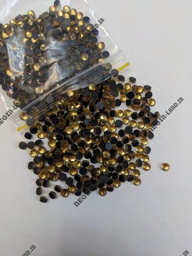 نگین حرارتی dmc عسلی سایز 20