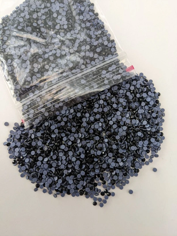 نگین حرارتی dmc مشکی سایز 10