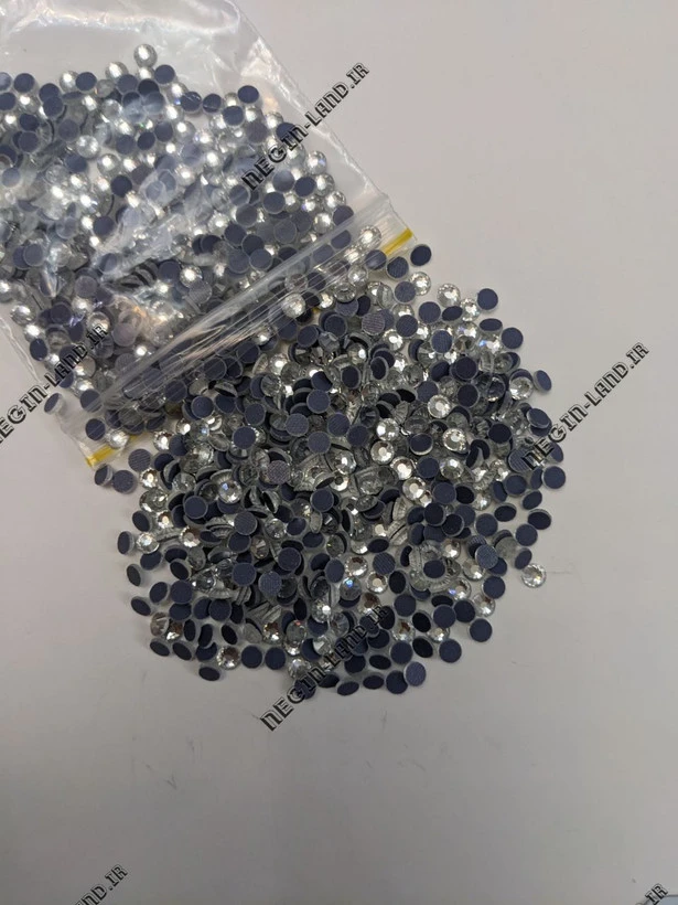 نگین حرارتی dmc نقره ای