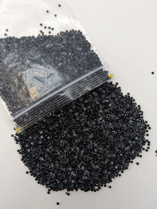 نگین حرارتی رزین مشکی سایز 6