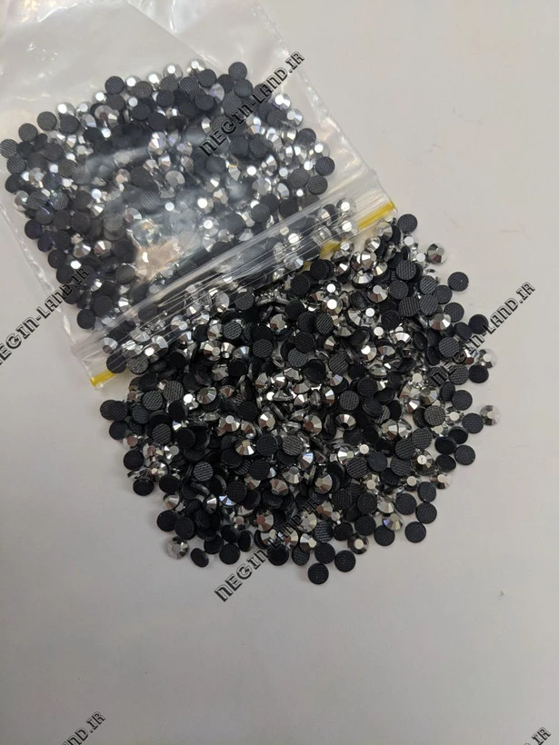 نگین حرارتی رزین نقره ای