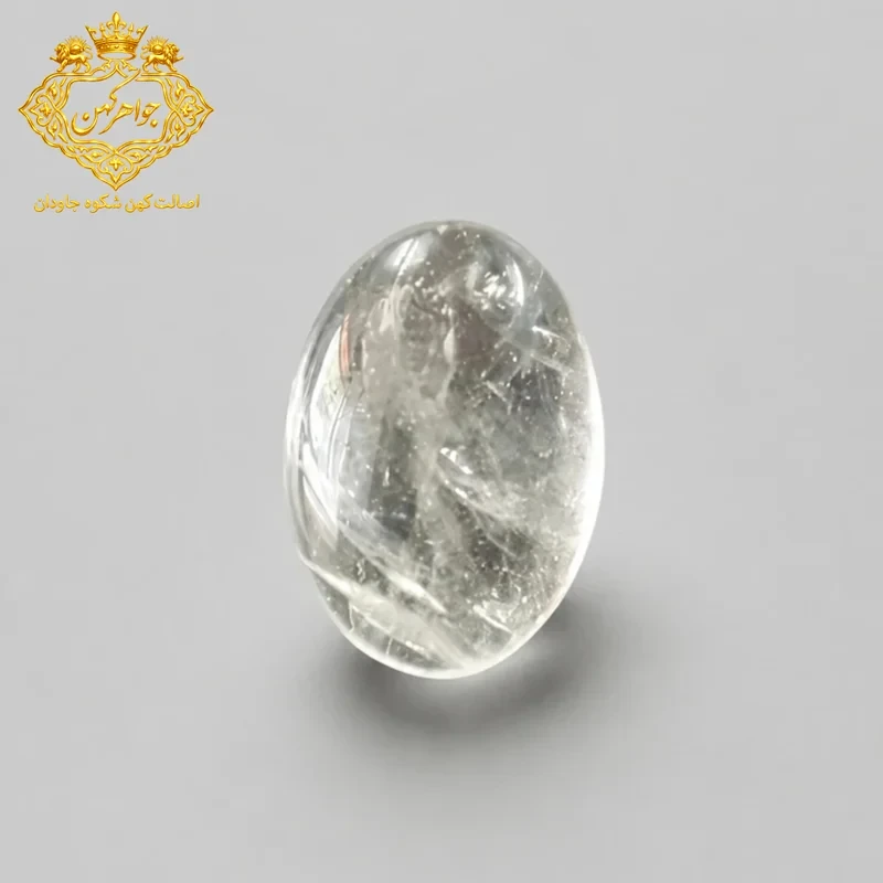 نگین کوارتز سفید طبیعی کد (۱۰۲)
