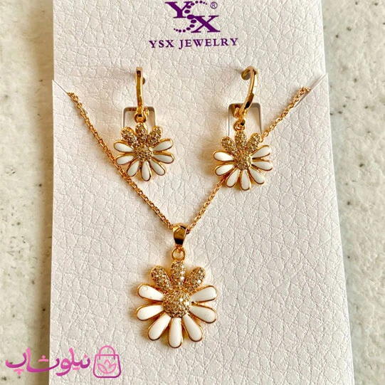نیم ست دخترانه YSX طرح بابونه کد 529