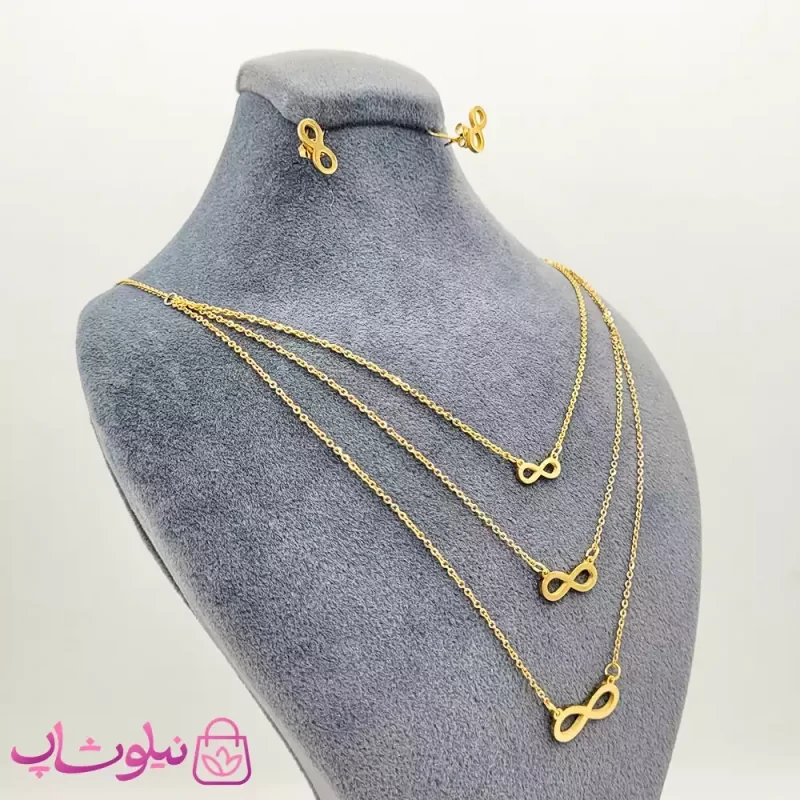 نیم ست دخترانه طرح بی نهایت