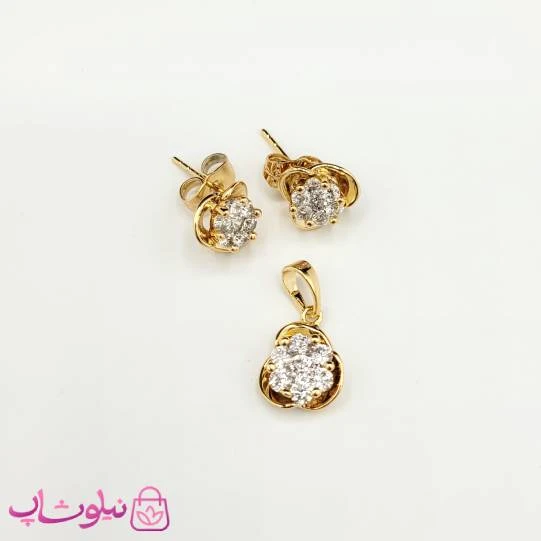 نیم ست زنانه ظریف ژوپینگ مدل گل سفید کد 2691