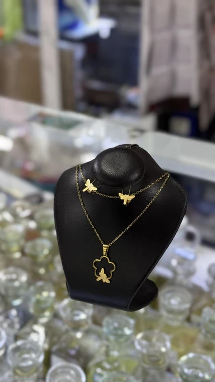 نیم ست طرح سنجاقک