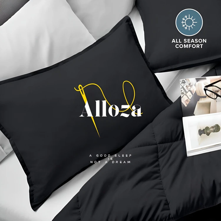 نیم‌ست ملحفه هتلی پارچه میکرو Alloza