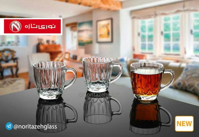 نیم لیوان شیشه ای لنسر 6 عددی