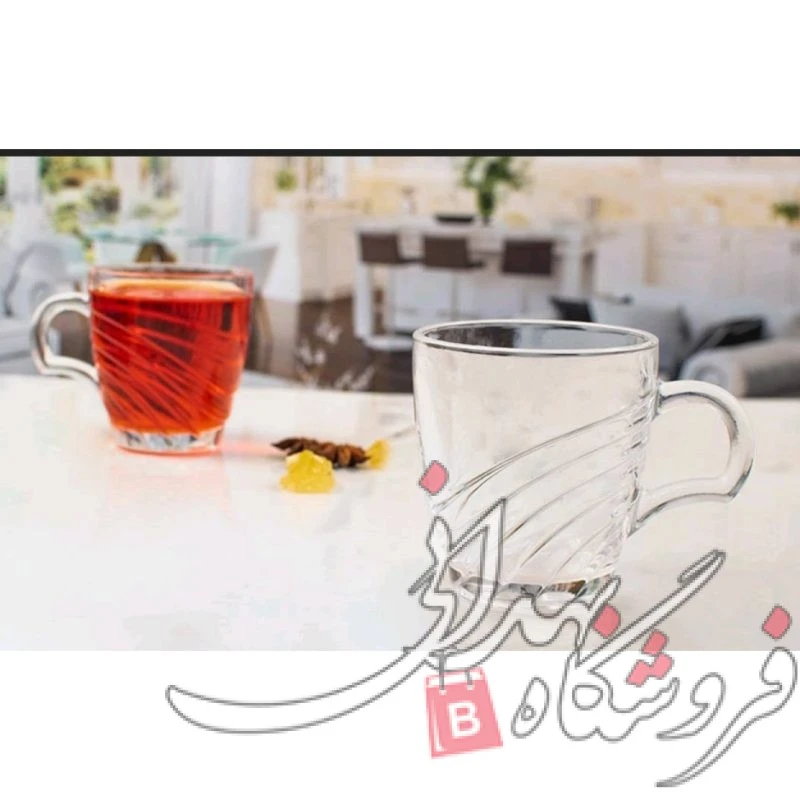 نیم لیوان شیشه ای کادیز 6 عددی