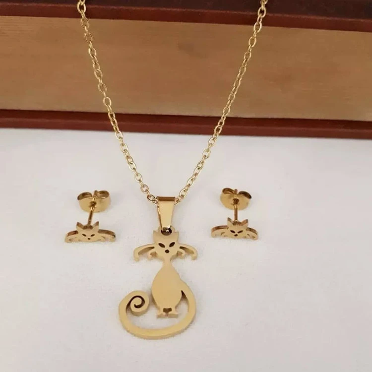 نیمست استیل طرح گربه