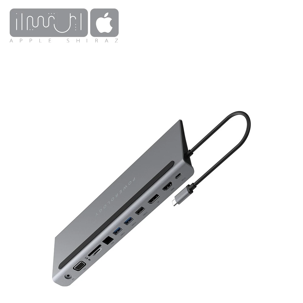 هاب 11 پورت USB-C پاورولوجی مدل Powerology P11CHBMCGY