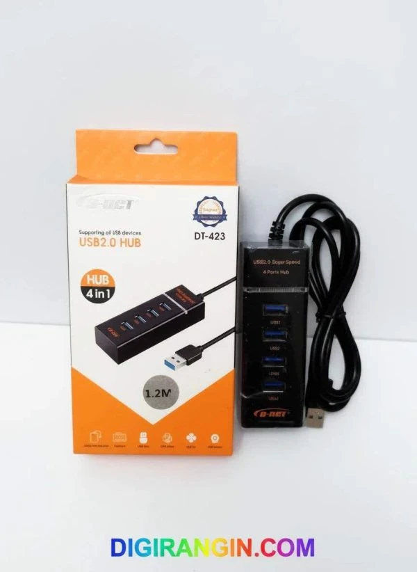 هاب 4 پورت USB2.0 مدل DT‑423
